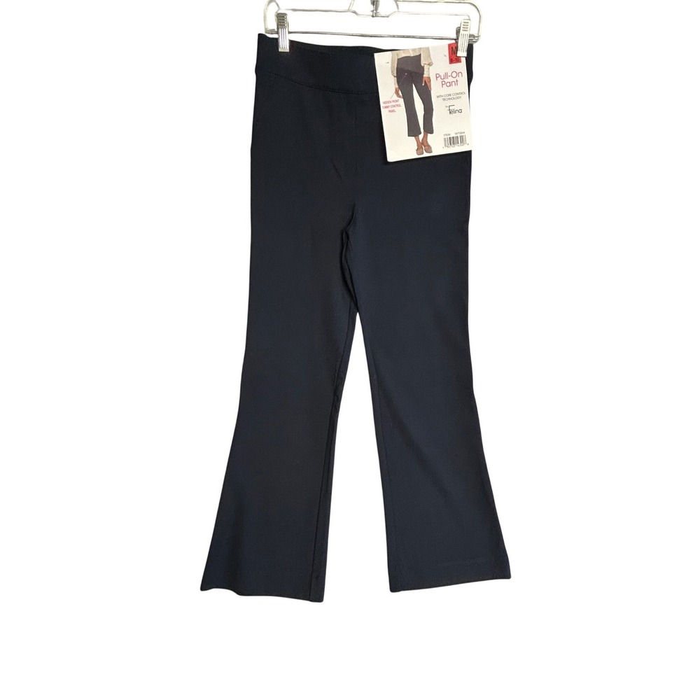 workwear Corporate Office Tummy Control Flare Felina Womens Pant 8-10 PullOn